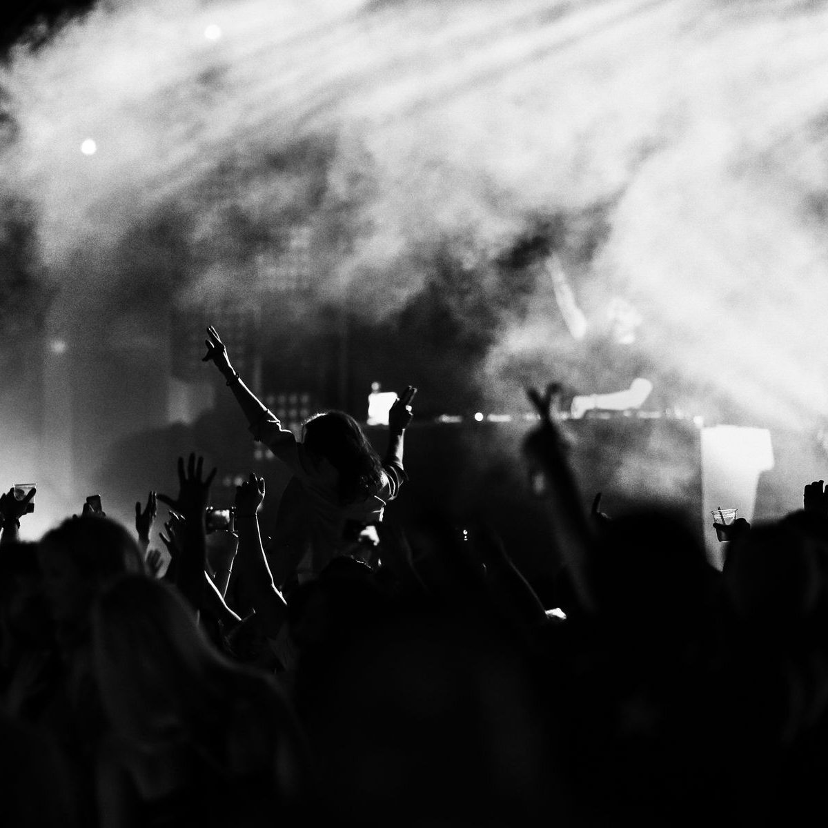 Sécurité événementielle à Paris : foule d’un concert encadrée par un dispositif d’agents de sécurité